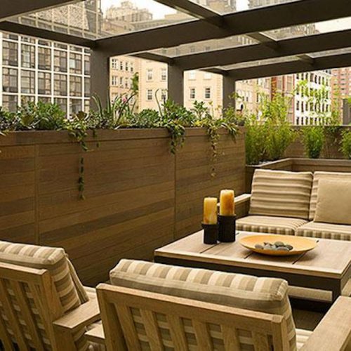 Glass Veiled Garden - Chicago Roof Deck Project