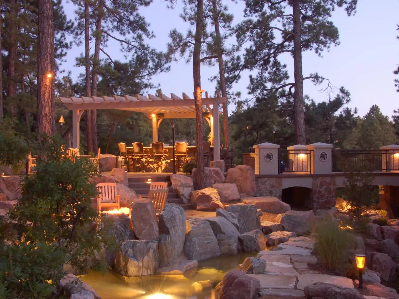 Landscape lighting and garden lights - Image by HGTV