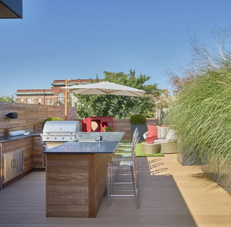 Kid Friendly Roofdeck - Rooftop Living Area for Family