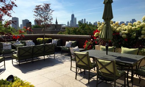 Porcelain Pavers in Chicago Garden Design