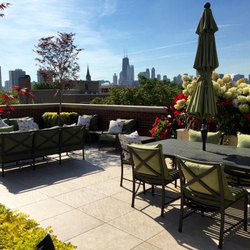 Porcelain Pavers in Chicago Garden Design