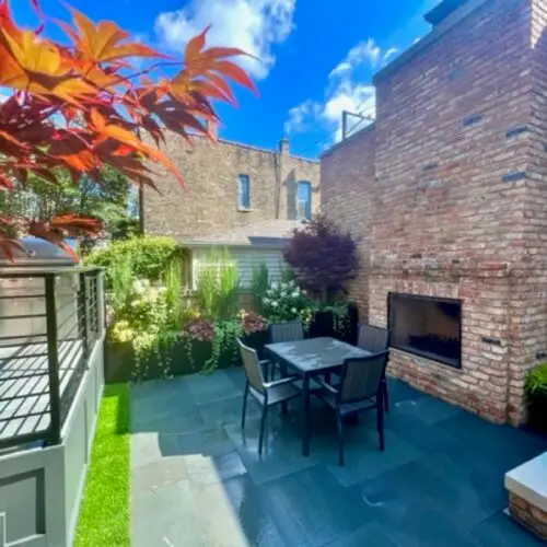 Bluestone Backyard - Yard Design by Botanical Concepts Chicago