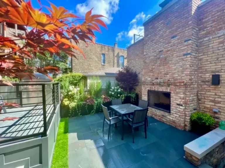 Bluestone Backyard - Yard Design by Botanical Concepts Chicago