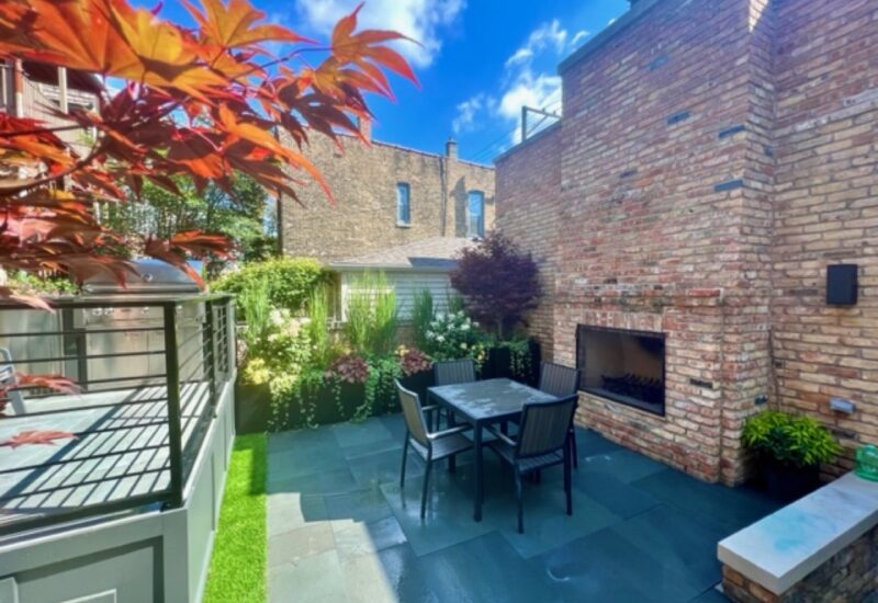 Bluestone Backyard - Yard Design by Botanical Concepts Chicago