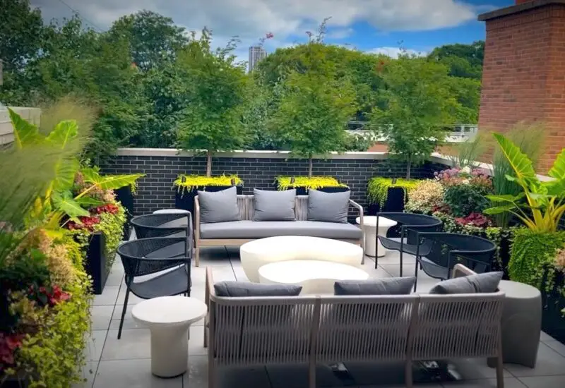 Freemont - Botanical Concepts Chicago Roof Deck Builders - Rooftop Deck Design