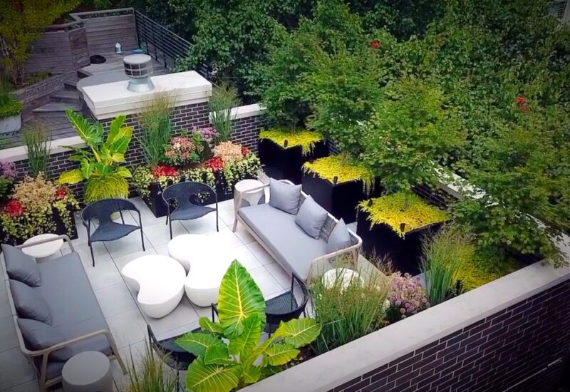 Freemont - Botanical Concepts Chicago Rooftop Deck Design